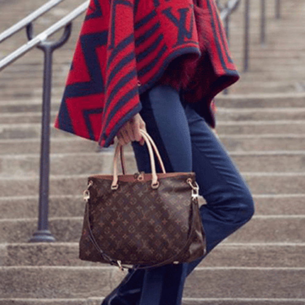 Louis Vuitton Monogram Pallas 2Way Bag Havane Brown